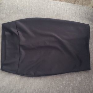 Black Stretchy pencil skirt